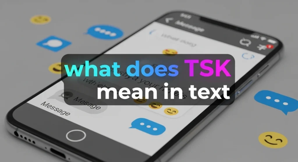 WHAT DOES TSK MEAN IN TEXT
