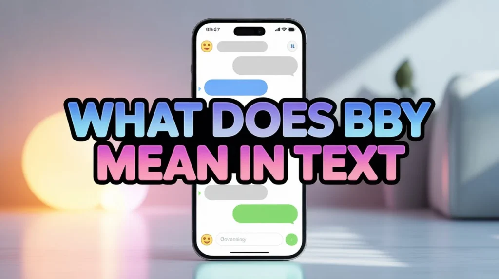 what does bby mean in text