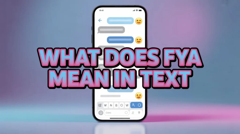 what does fya abbreviation