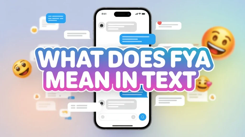 what does fya mean in chat
