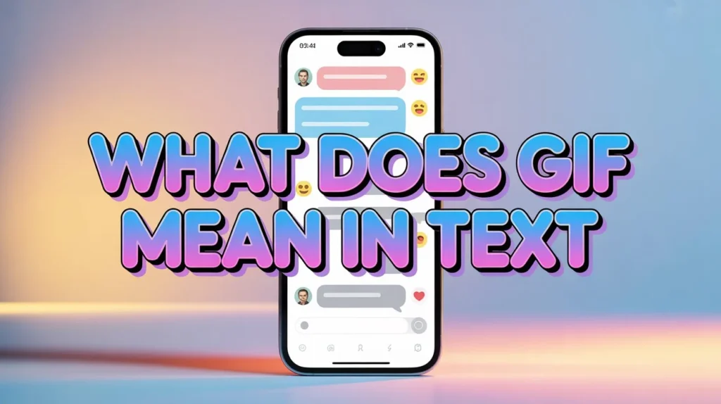 what does gif mean in text