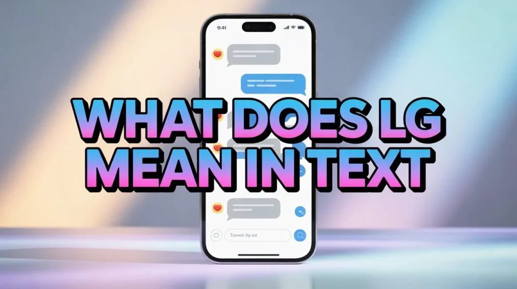 what does lg mean in text