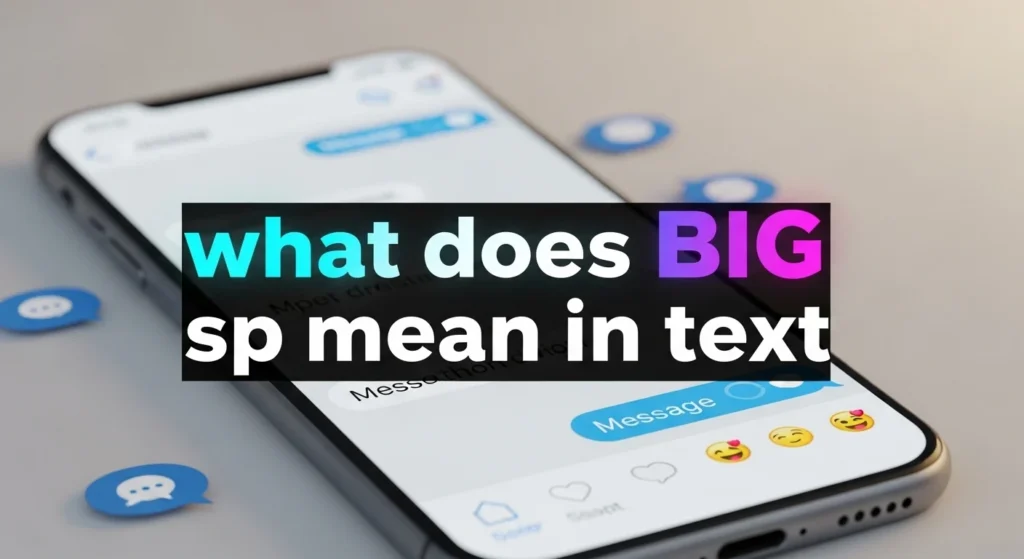 what does sp mean in text