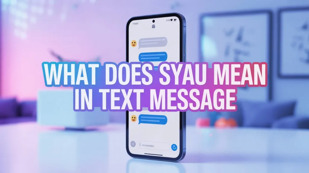 what does syau slang