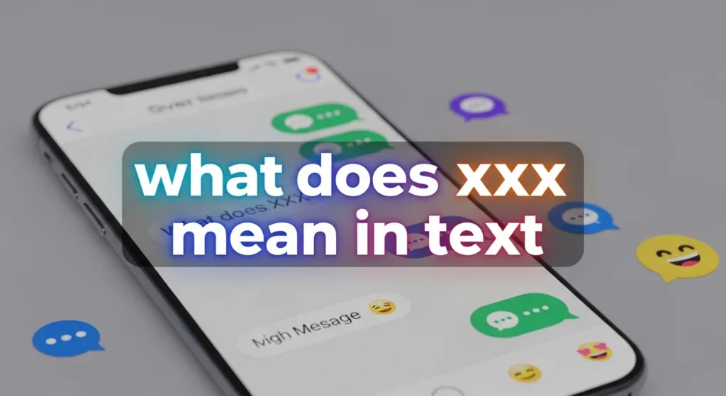 what does xxx mean in text