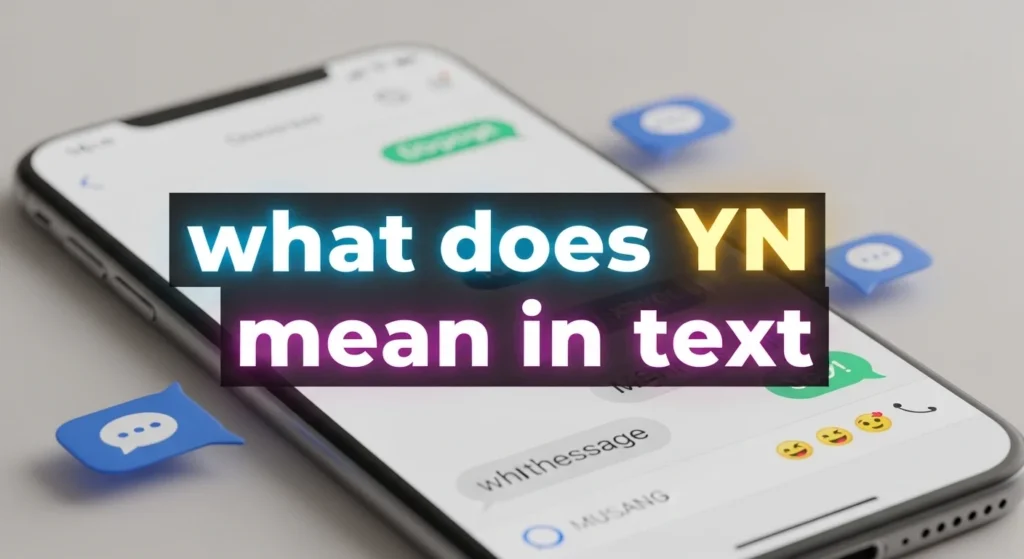 what does yn mean in text