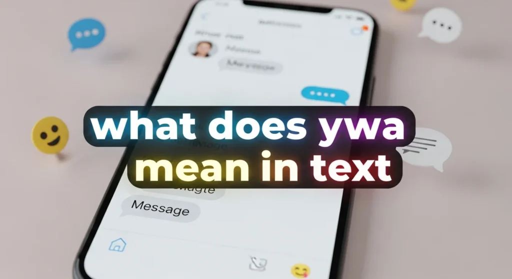 what does ywa mean in text