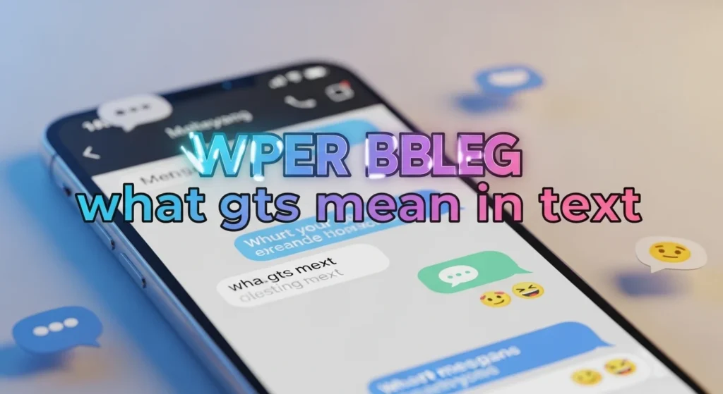 what gts mean in text