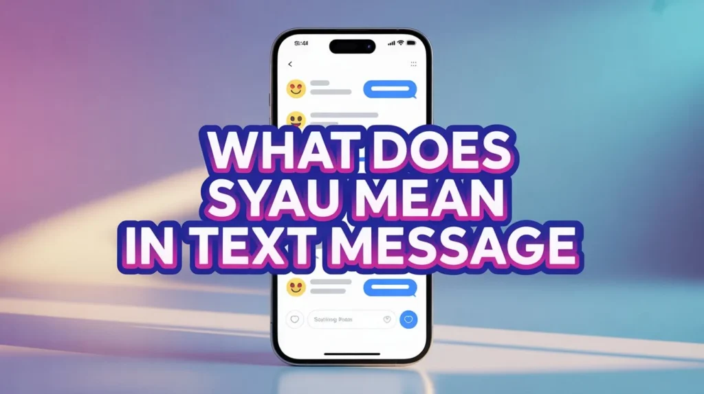 wht does syau meaning