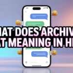 What Does Archived Chat Meaning in Hindi? Full Explained With Real Examples
