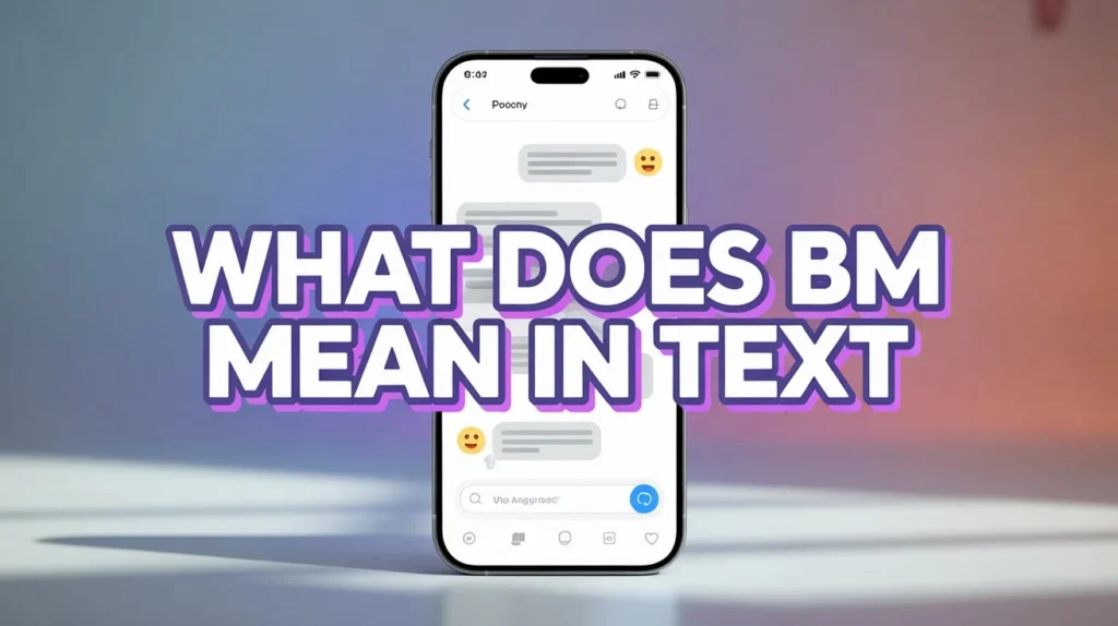 what does bm in chat