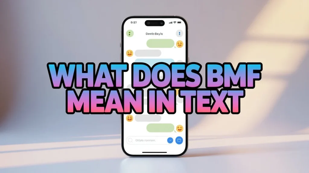 what does bmf mean in text