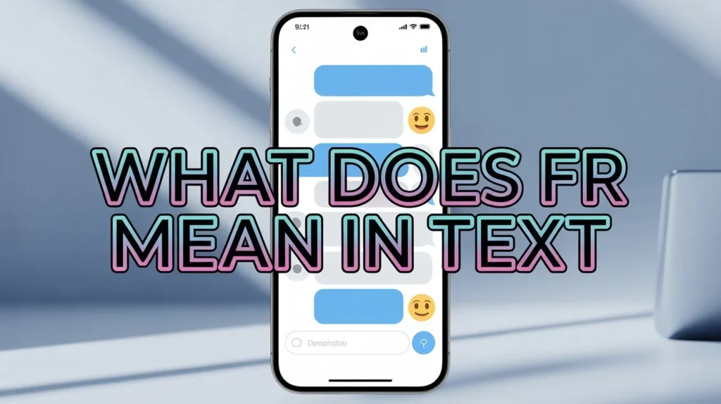what does fr mean in text