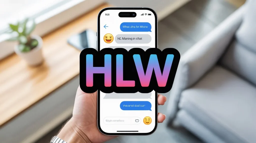 what does hlw slang text