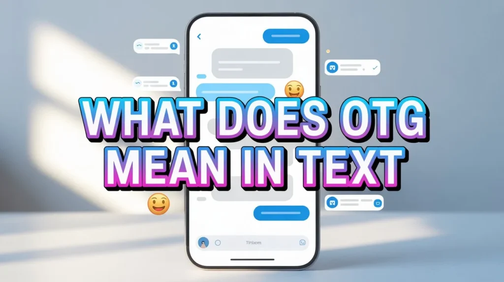 what does otg mean in text