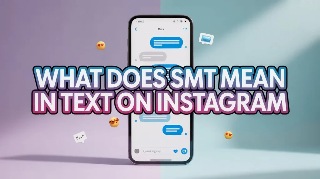 what does smt meaning in text on instagram
