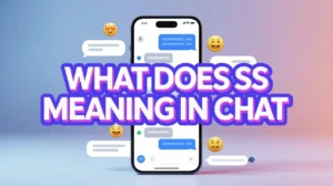 what does ss meaning in chat
