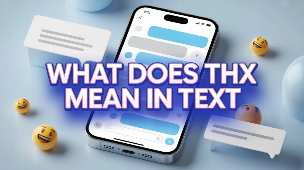 what does thx mean in text