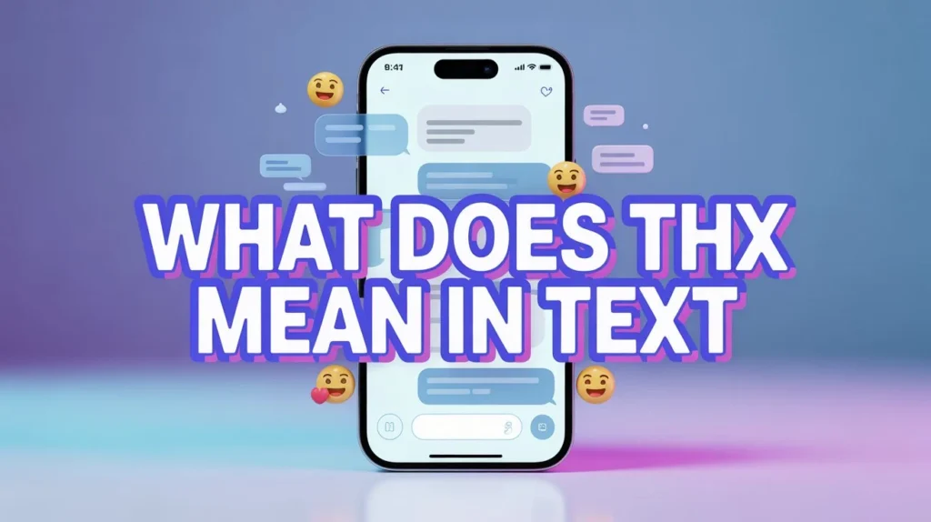 what does thx slang