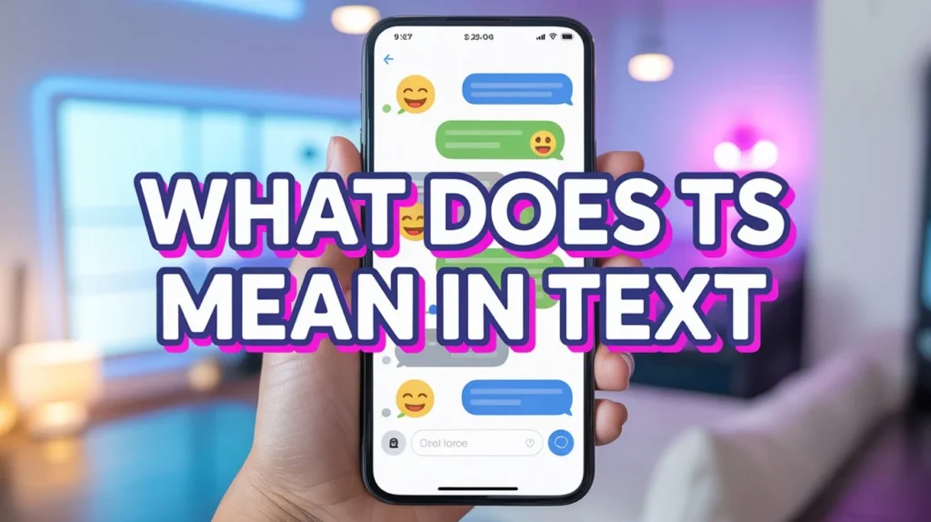 what does ts mean in text