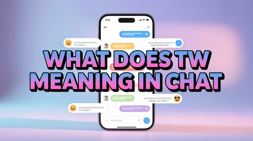 what does  tw meaning in text