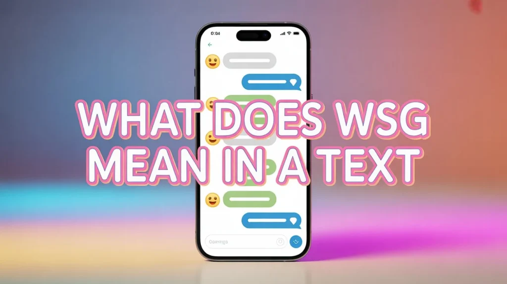 what does wsg abbreviation