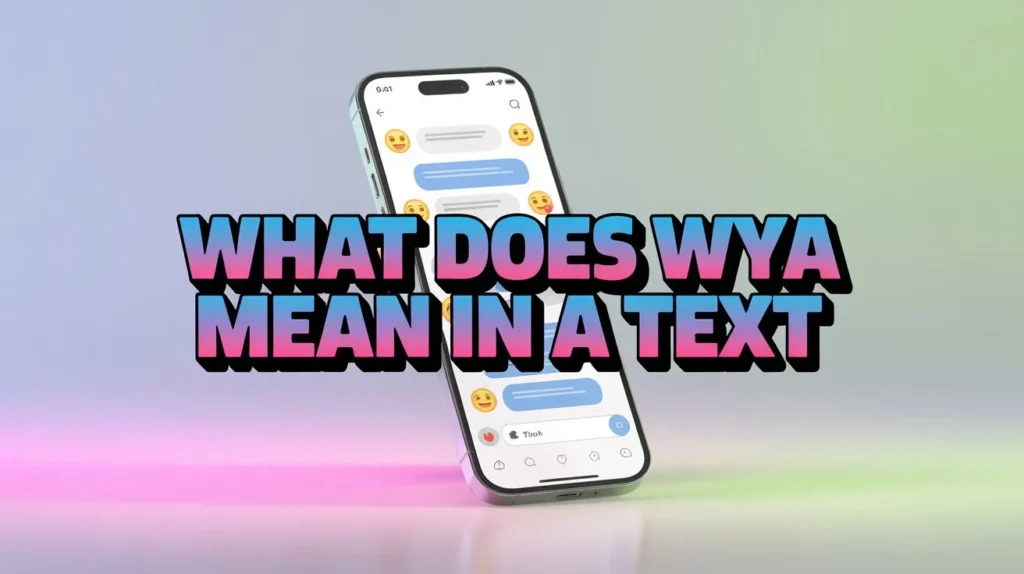what does wya mean in a text