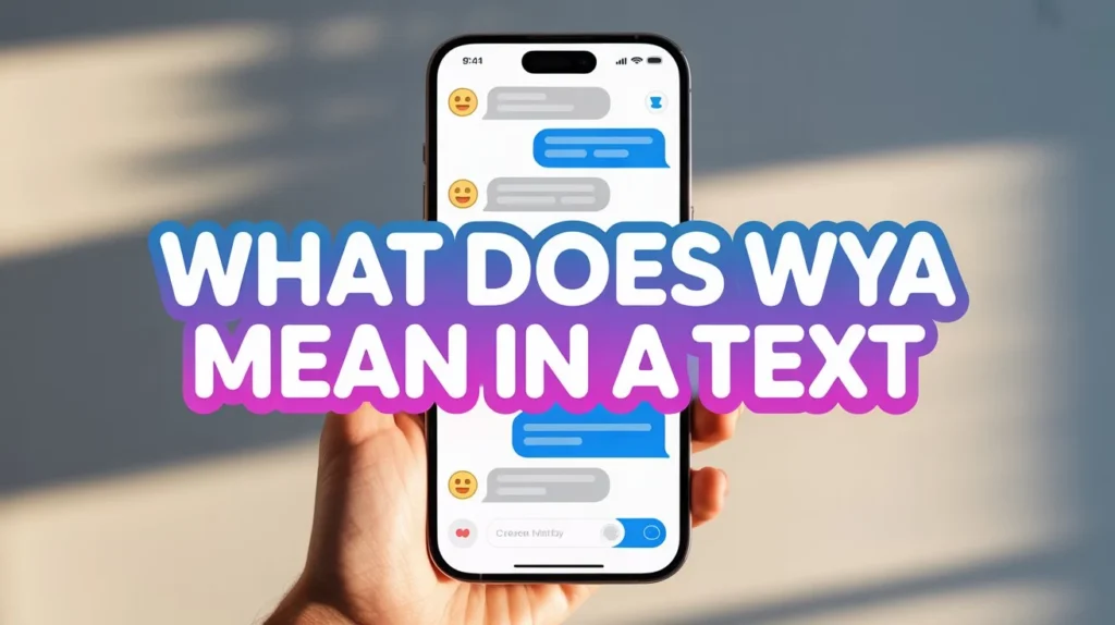 what does wya meaning