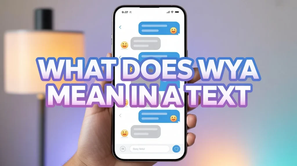 what does wya slang meaning
