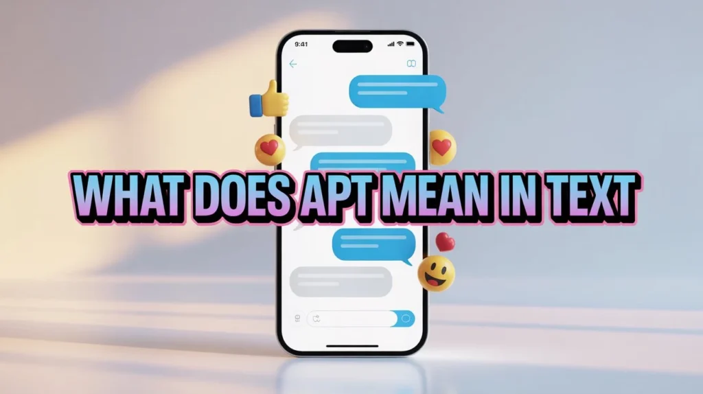 what does apt meaning