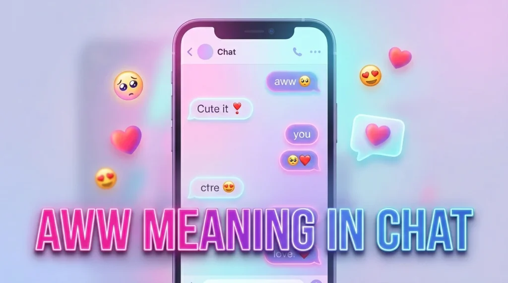 Aww meaning from a girl