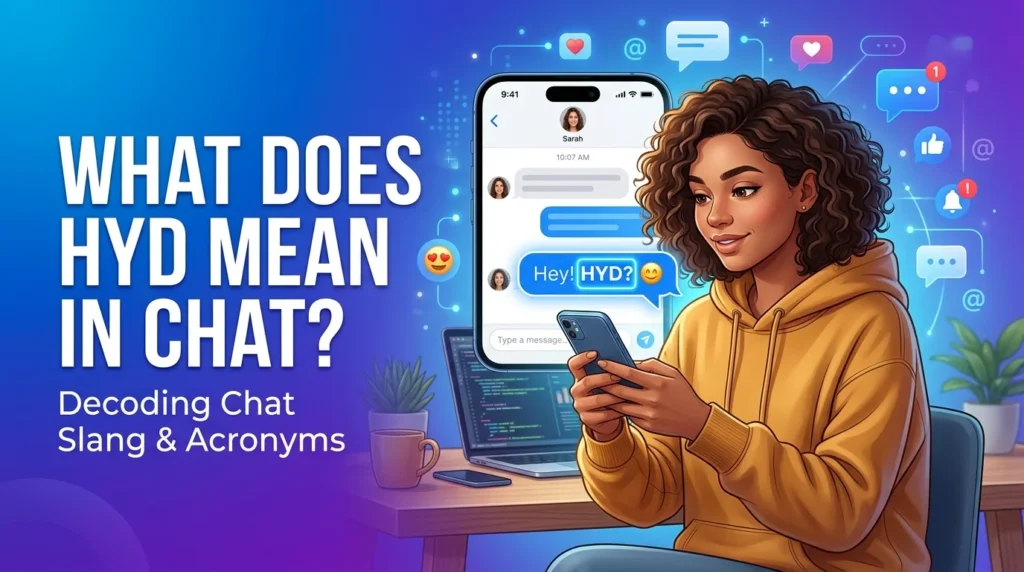 HYD Meaning in Chat Definition, Uses & Examples