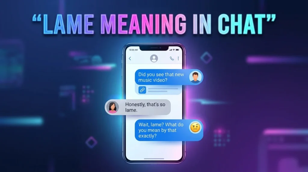 Lame Meaning in Chat
