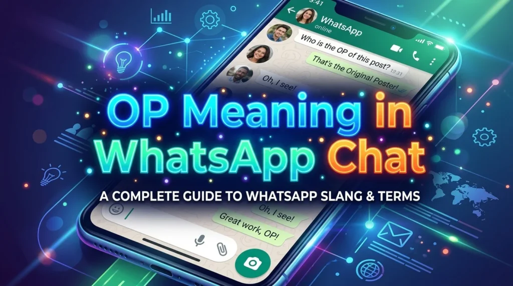 OP Meaning in WhatsApp Chat: What Does OP Mean in Text Messages?