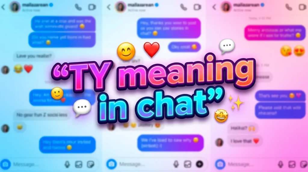 TY Meaning in Chat
