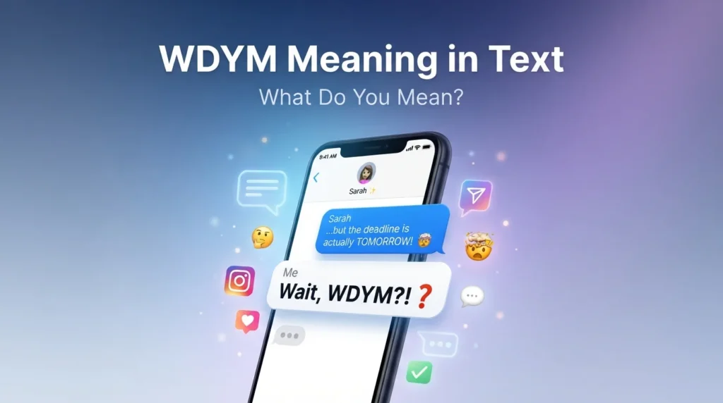 Emotional and Psychological Meaning of WDYM