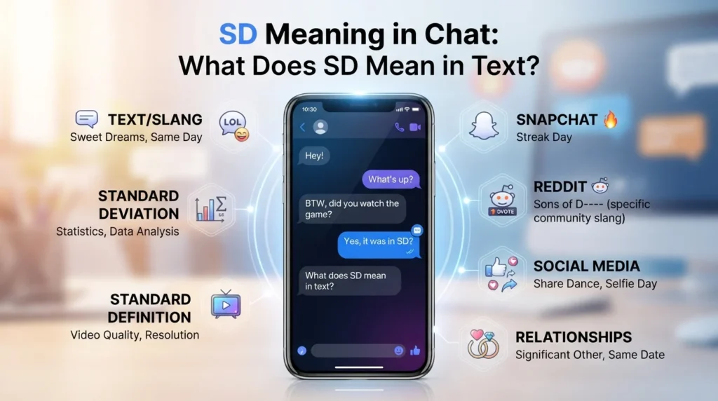 SD Meaning in Chat From a Guy