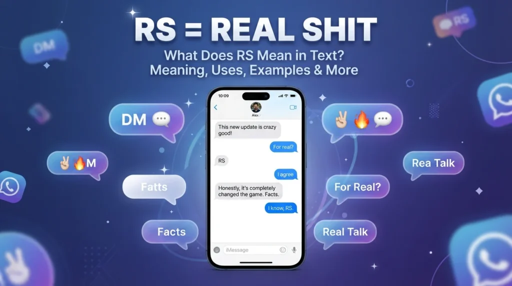 What Does RS Mean in Text