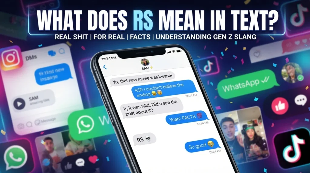 What Does RS Mean in Text Meaning, Uses, Examples & More