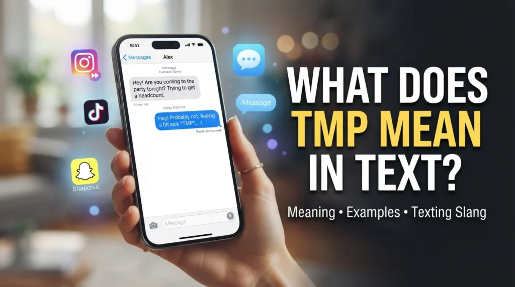 What Is TMP Mean in Text? Meaning, Uses, Examples & More