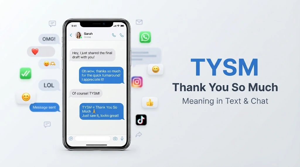 What Does TYSM Mean in Text