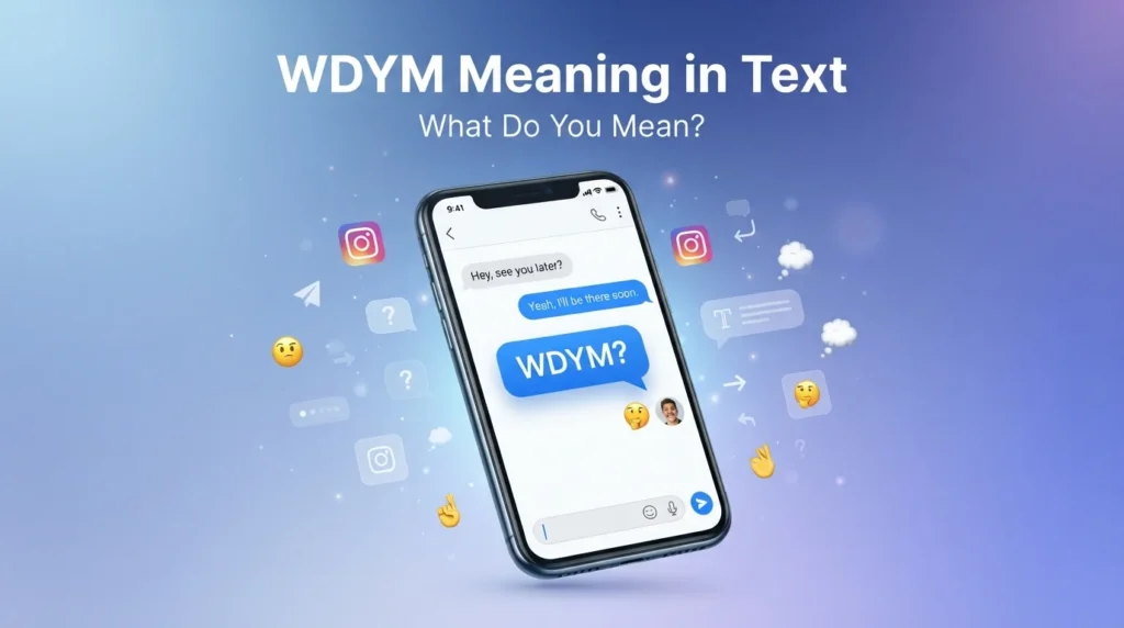 What Does WDYM Mean in Text