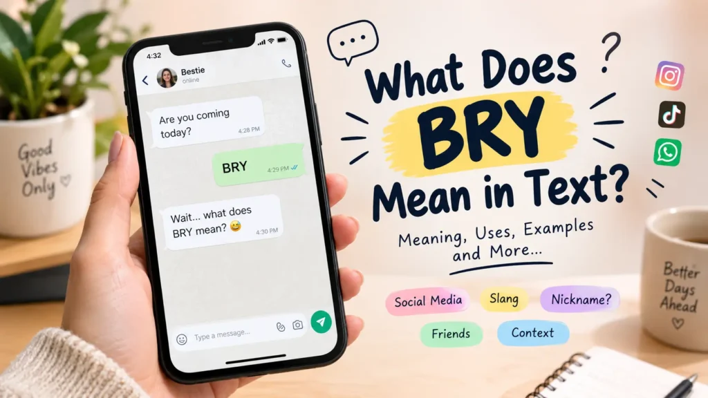 What Does BRY Mean in Text