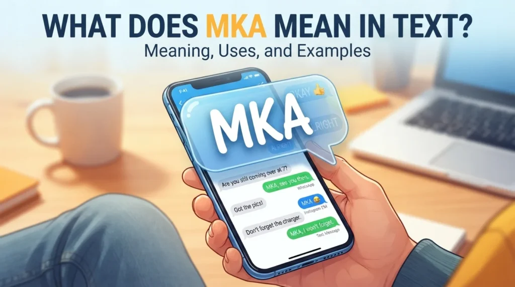 What Does MKA Mean in Text