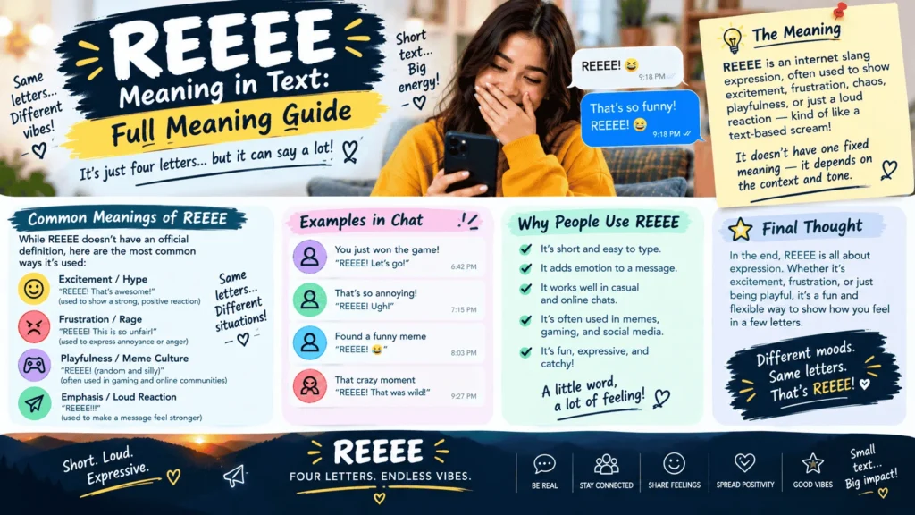 What Does REEEE Mean in Text