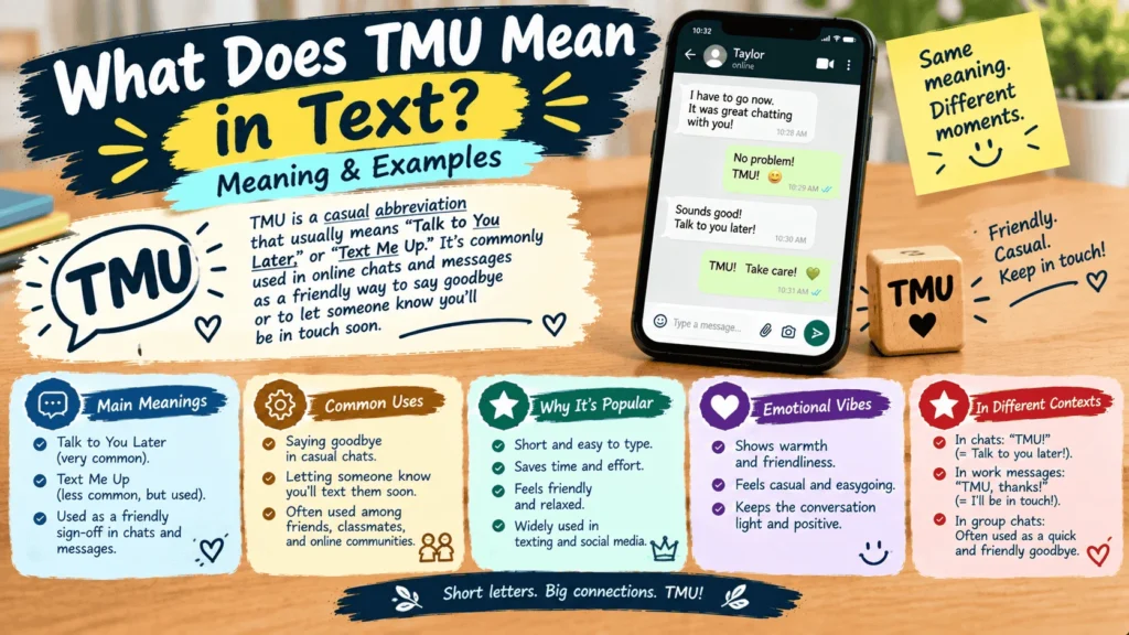 What Does TMU Mean in Text