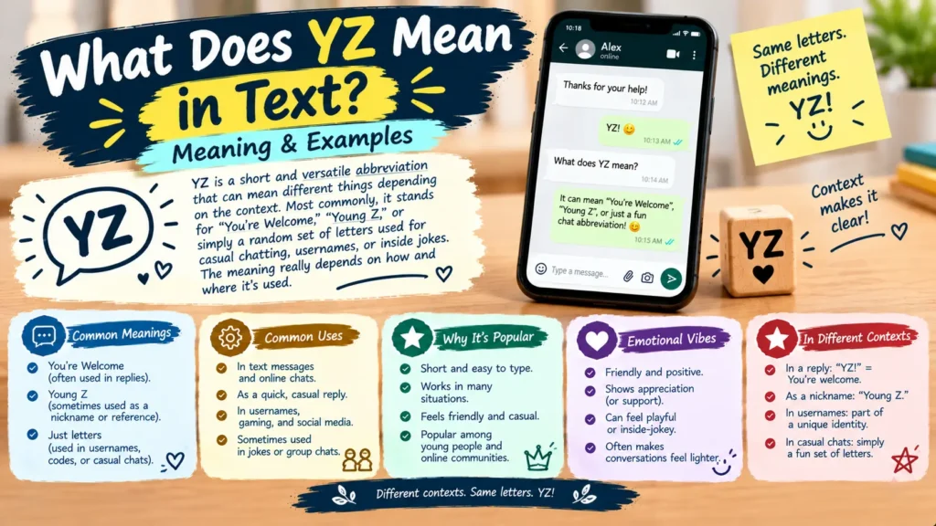 What Does YZ Mean in Text (1)