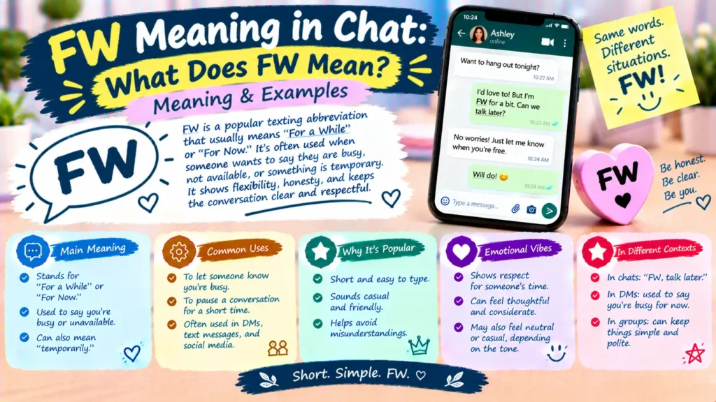 FW Meaning in Chat