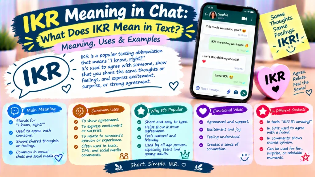 IKR Meaning in Chat