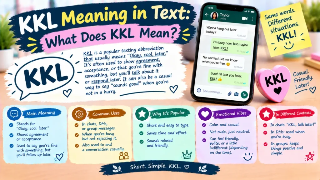 KKL Meaning in Text